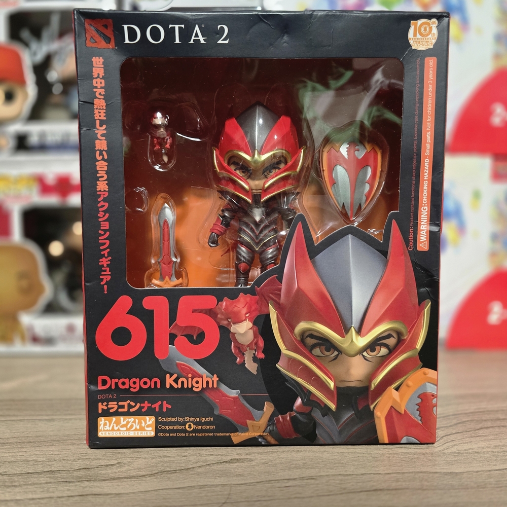 Valve Dragon Knight Action Figure - Red and Black